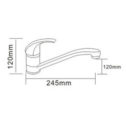 Смеситель для мойки RJ Aurora RBZ029-6B (Black) Thumb