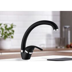 Смеситель для мойки RJ Aurora RBZ029-8BN (Black) Thumb