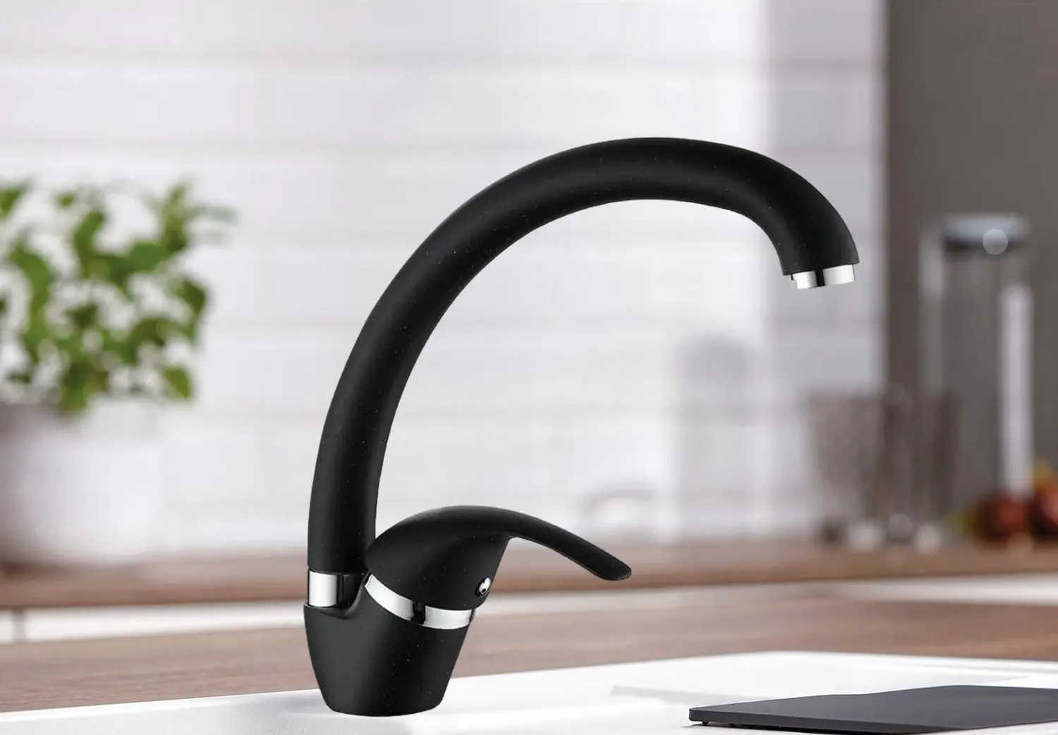 Смеситель для мойки RJ Aurora RBZ029-8BN (Black)