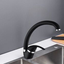 Смеситель для мойки RJ Aurora RBZ029-8BN (Black) Thumb