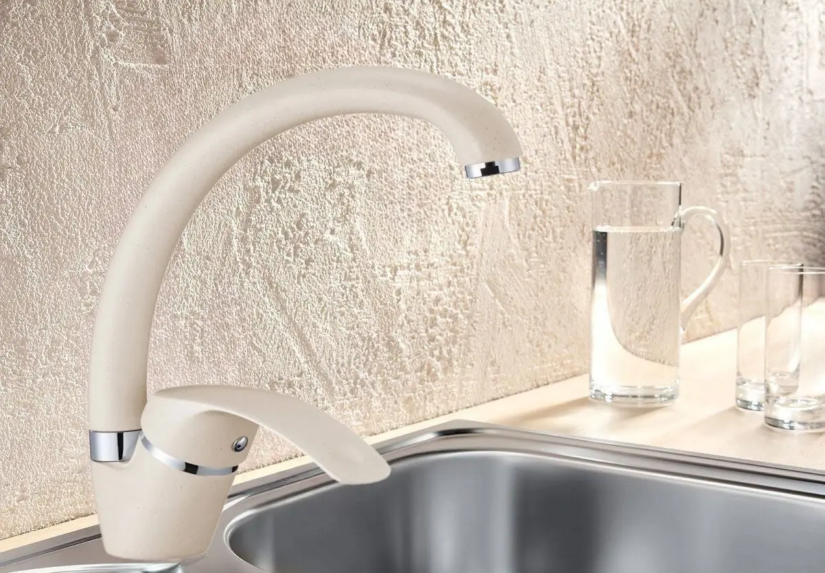 Смеситель для мойки RJ Baron RBZ014-8G (Beige) - 2