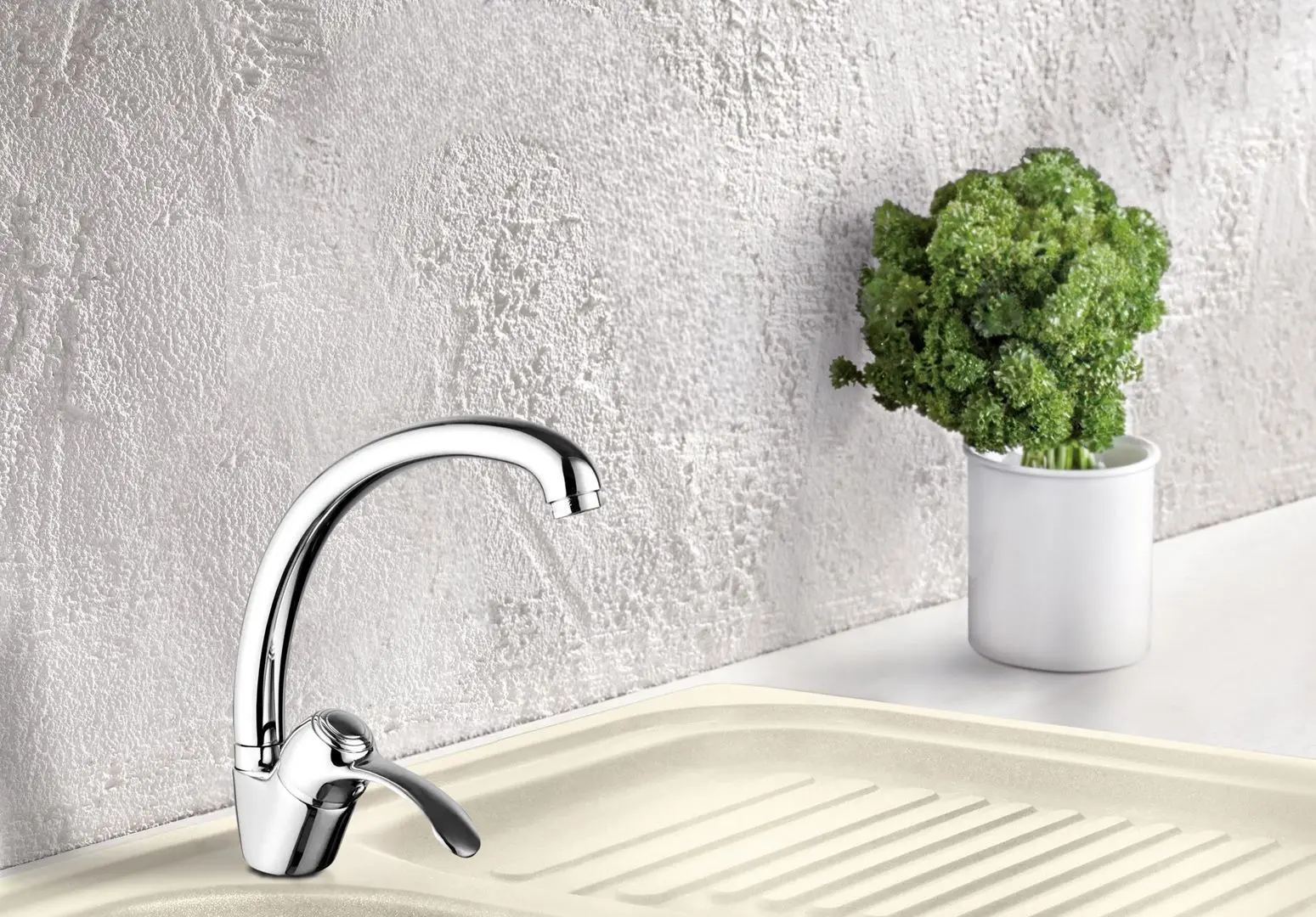 Смеситель для мойки RJ Fortuna RBZ018-8 (Chrome) - 2