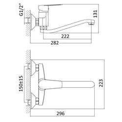 Смеситель для мойки RJ Lotus RBZZ002-7 (Chrome) Thumb