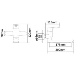 Смеситель для мойки RJ Narciz RBZ100-7 (Chrome) Thumb