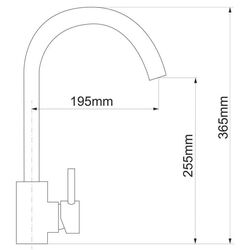 Смеситель для мойки RJ Rainbow RBSS556-8G (Beige) Thumb