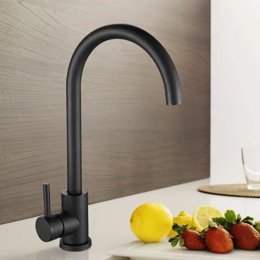 Смеситель для мойки RJ Rainbow RBSS556-8В (Black) - 2