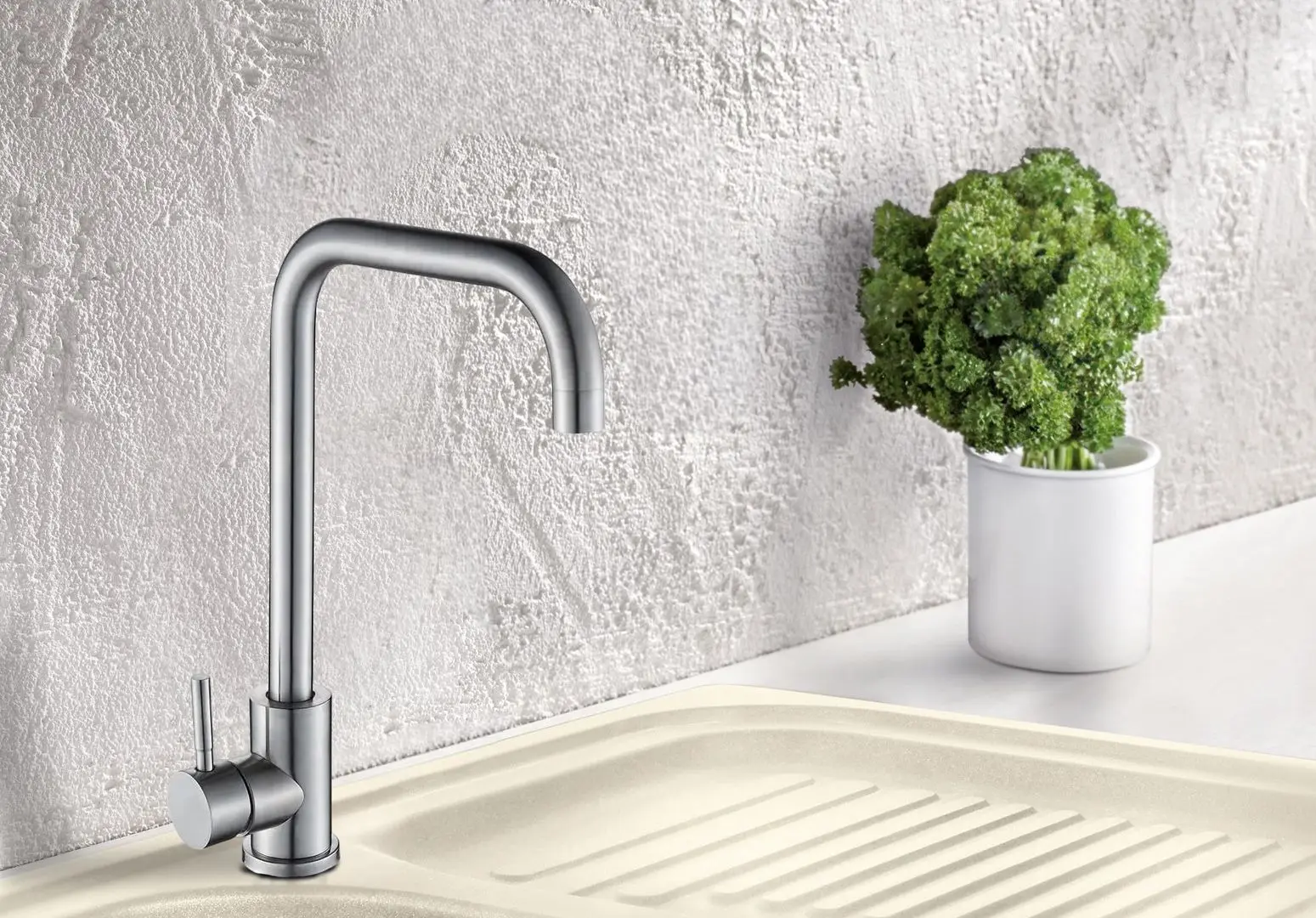 Смеситель для мойки RJ Rainbow RBSS599-8MS (Inox) - 2