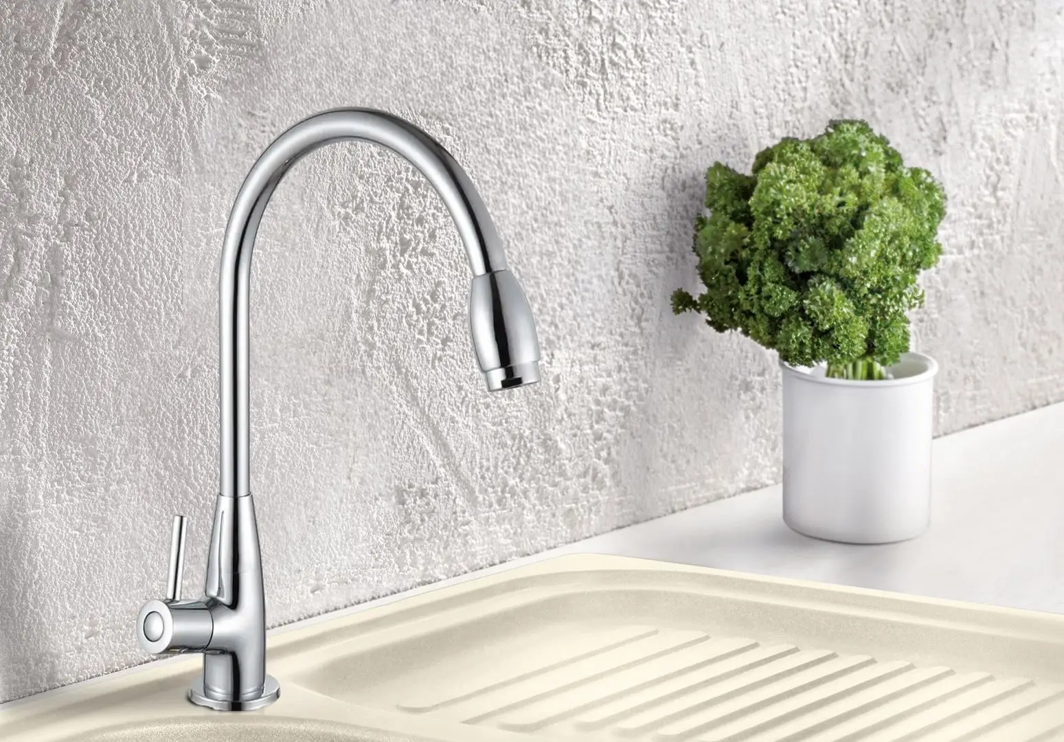 Смеситель для мойки RJ Rainbow RBZ333-9MN (Chrome) - 2