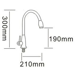Смеситель для мойки RJ Rainbow RBZ333-9MN (Chrome) Thumb