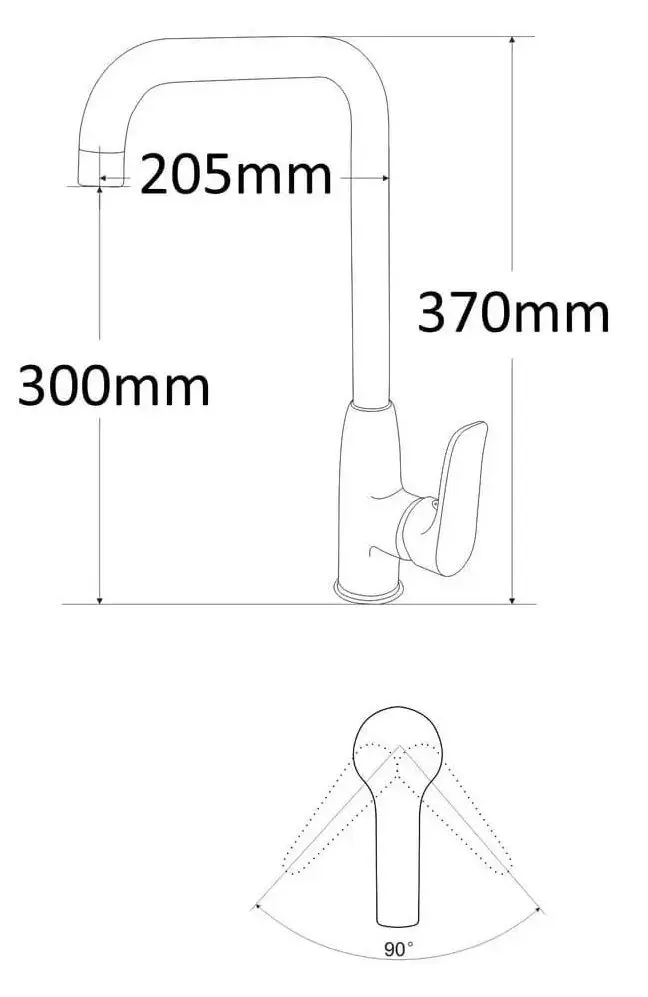 Смеситель для мойки RJ Velum RBZ082-8M (Chrome)