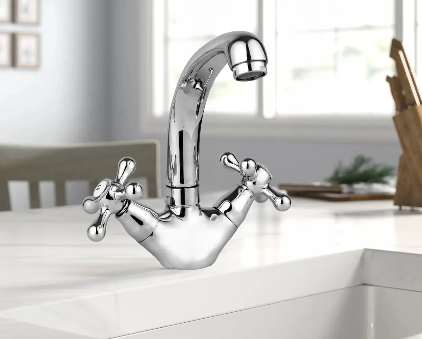 Смеситель для мойки RJ Vodoley RBM844-1 (Chrome) - 2