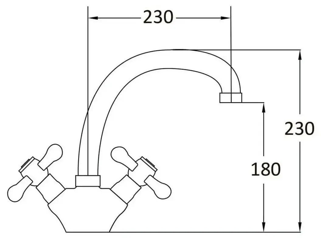 Смеситель для мойки RJ Vodoley RBM844-8 (Chrome) - 3