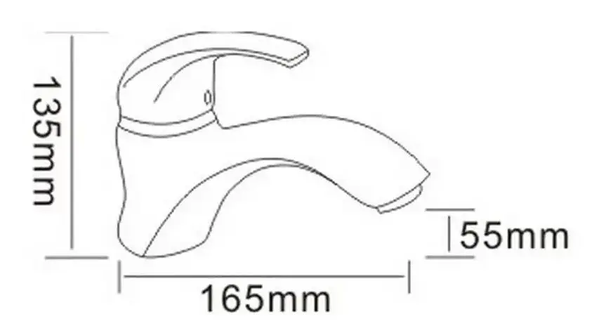 Baterie pentru lavoar RJ Aurora RBZ029-1 (Chrome) - 3