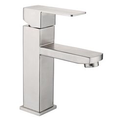 Смеситель для умывальника RJ Cube S RBSS201-1 (Stainless Steel)