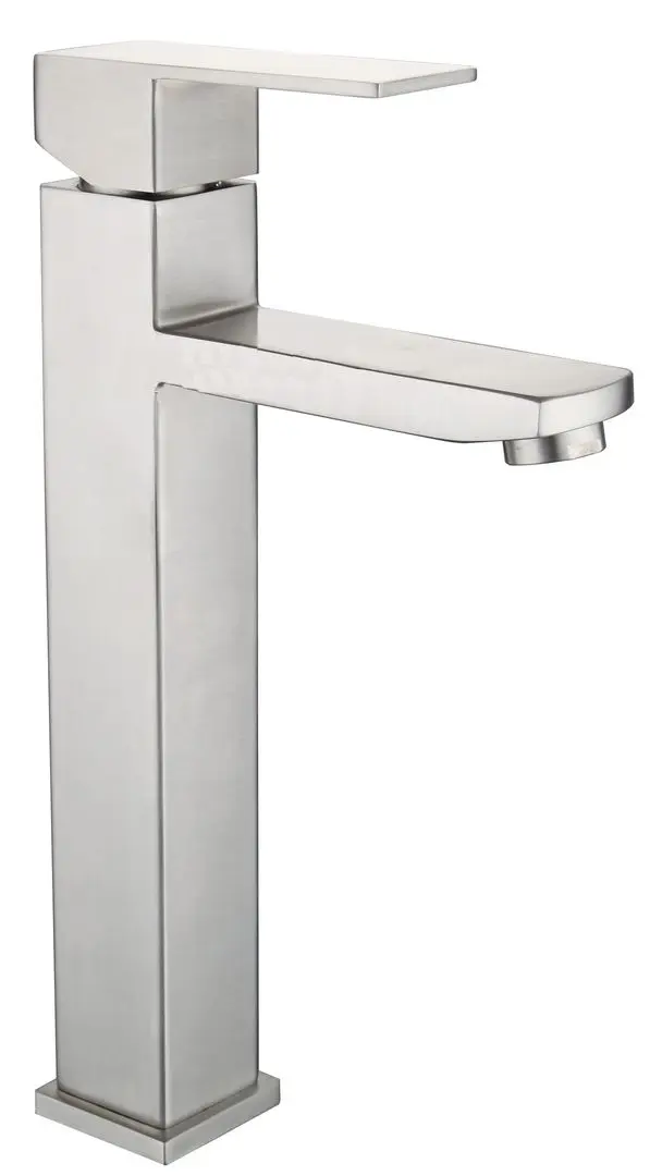 Смеситель для умывальника RJ Cube S RBSS201-1B (Stainless Steel)