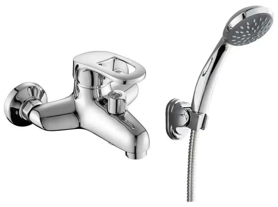 Смеситель для ванны и душа RJ Atlant RBZ002-3A (Chrome)