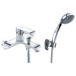Смеситель для ванны и душа RJ Fly RBZ084-3W (Chrome/White)