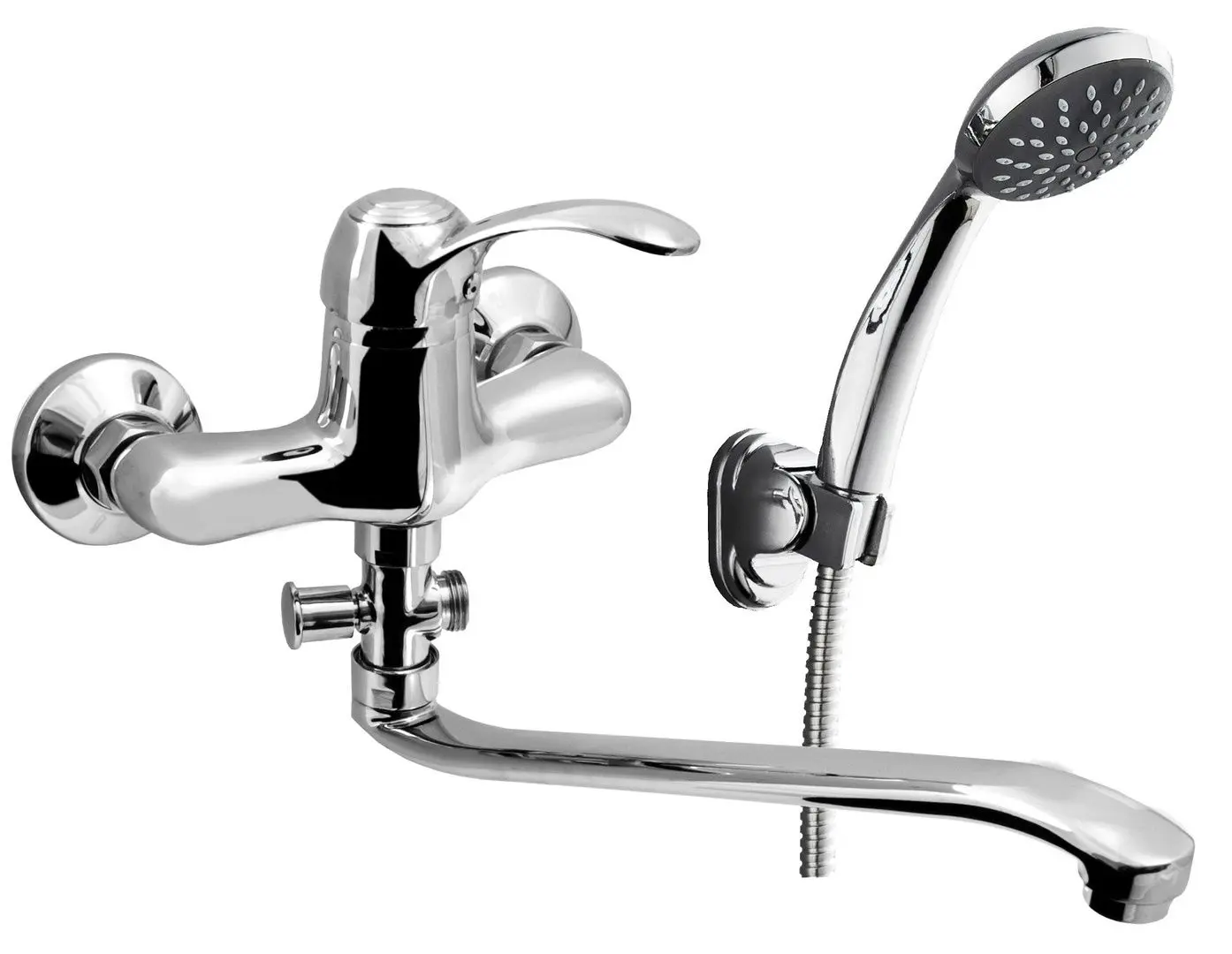 Смеситель для ванны и душа RJ Fortuna RBZ018-9A (Chrome)