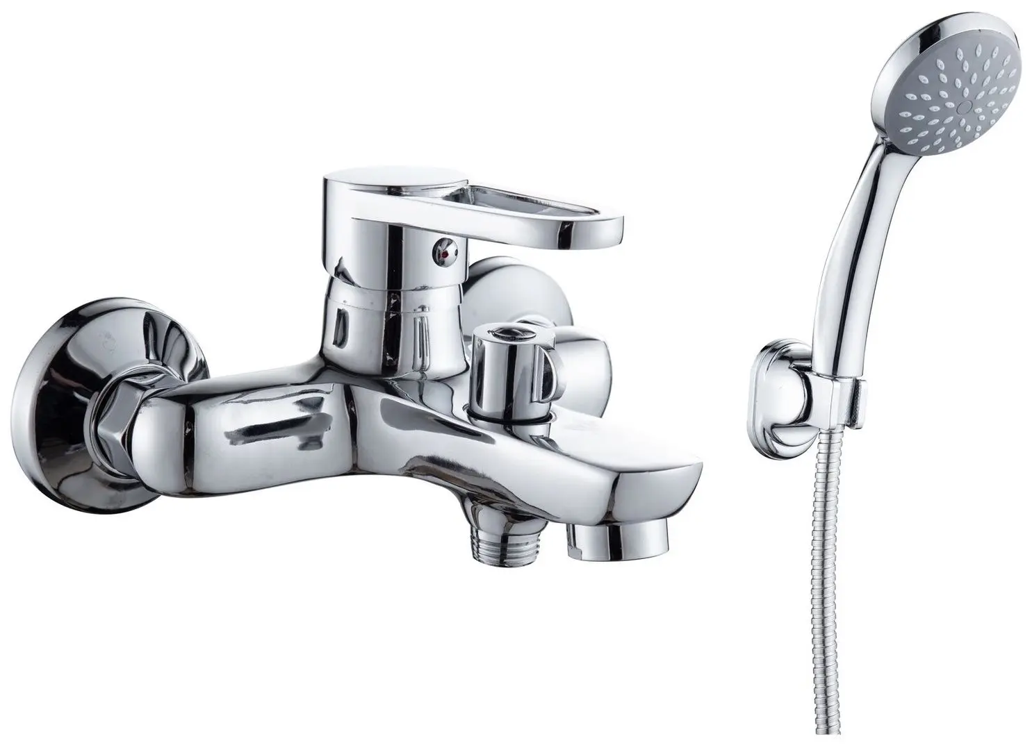 Смеситель для ванны и душа RJ Kink RBZZ003-3 (Chrome)