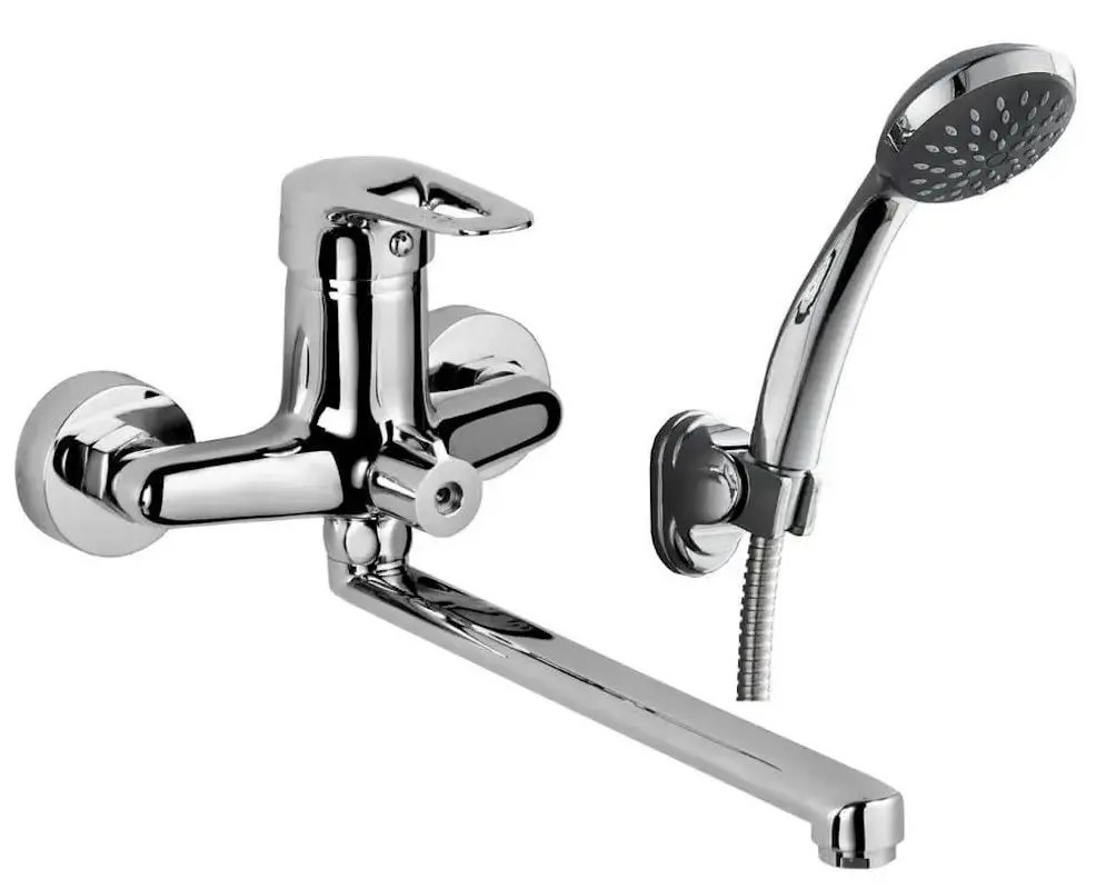 Смеситель для ванны и душа RJ Narciz RBZ100-9B (Chrome)