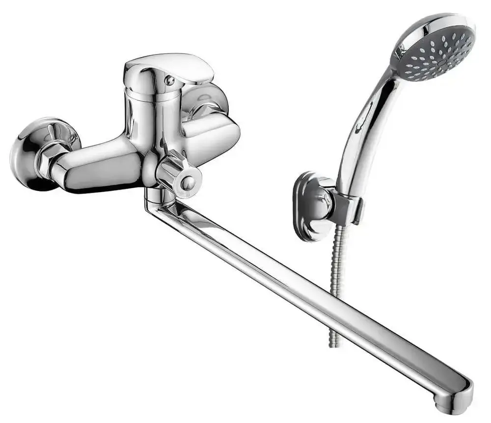 Смеситель для ванны и душа RJ Soft RBZZ001-9B (Chrome)