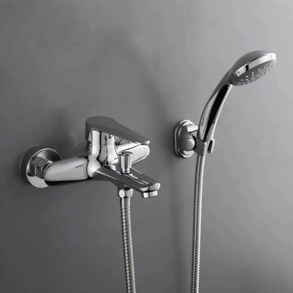 Смеситель для ванны и душа RJ Tulip RBZ081-3 (Chrome)