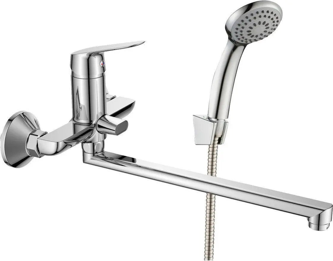 Смеситель для ванны и душа RJ Rush RBZ021-9B (Chrome)