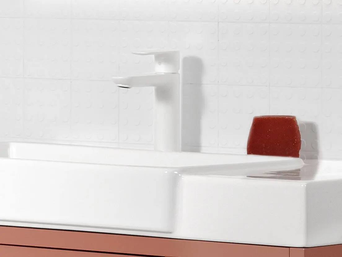 Baterie pentru lavoar Roca Cala A5A326EB00 (White) - 2