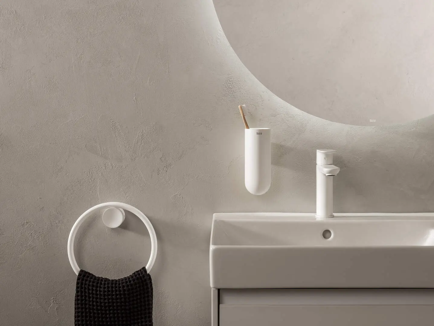 Baterie pentru lavoar Roca Cala A5A326EB00 (White) - 4