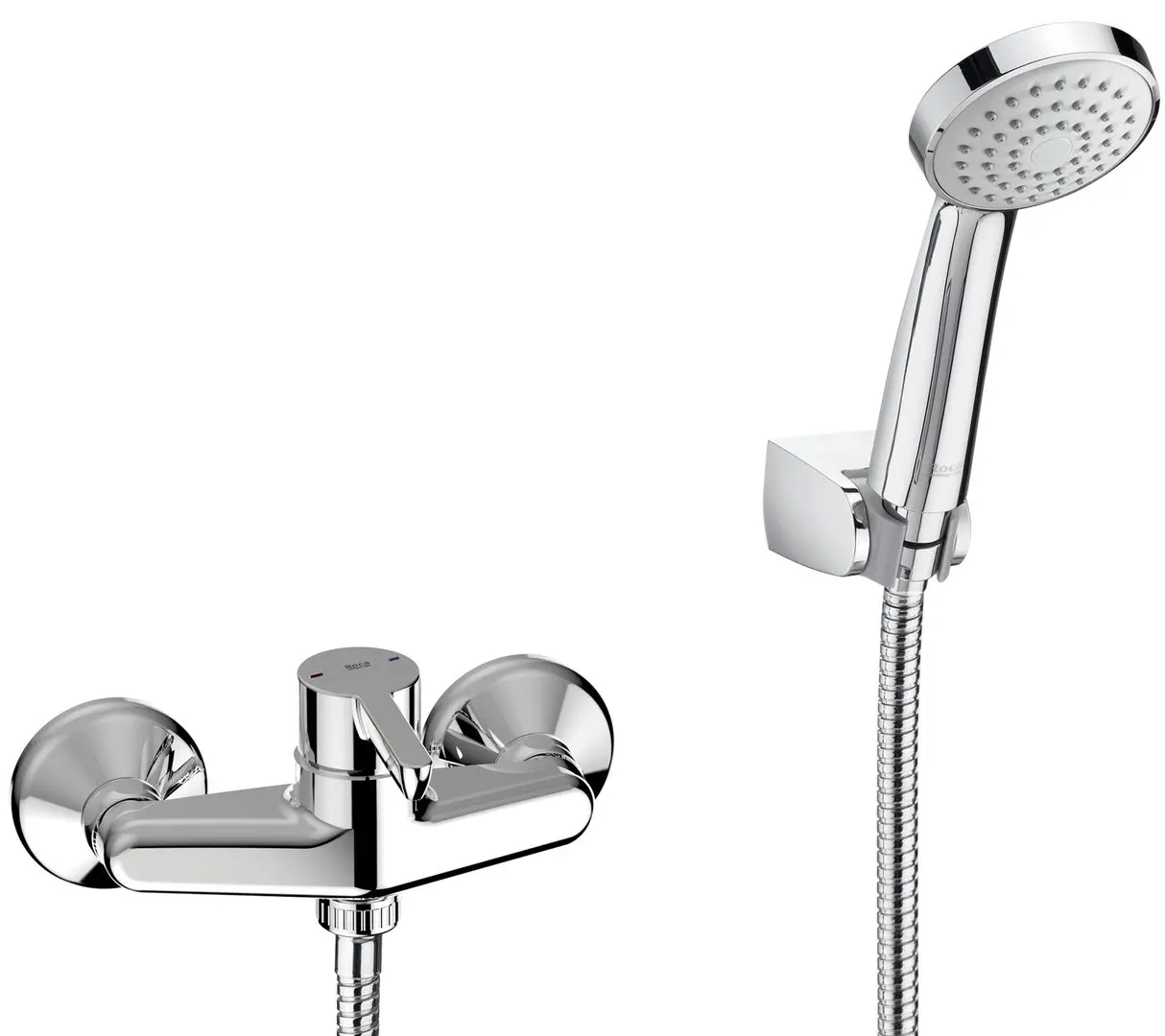 Baterie pentru de dus Roca Saona A5A207AC0K (Chrome)