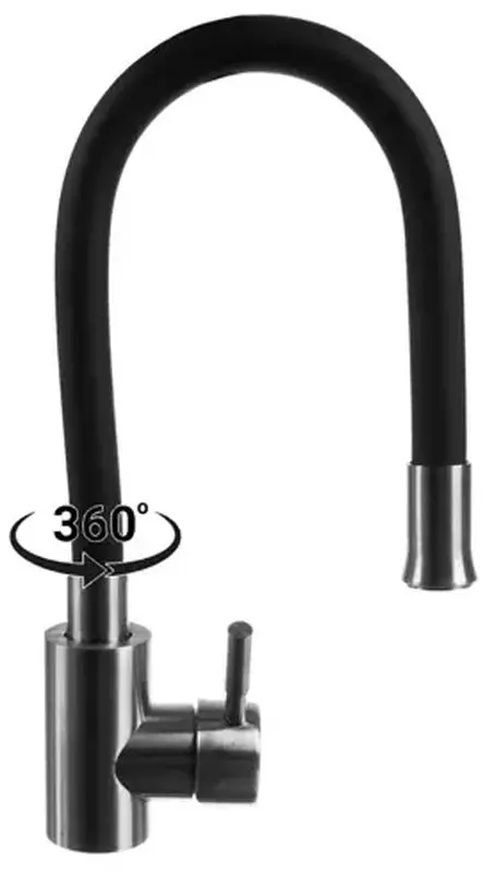 Смеситель для мойки Ruhhy 20760 (Black/Chrome)