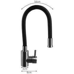 Смеситель для мойки Ruhhy 20760 (Black/Chrome) Thumb