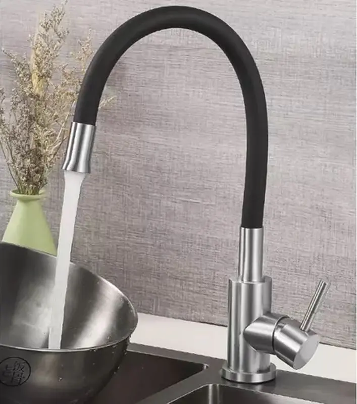 Смеситель для мойки Ruhhy 20760 (Black/Chrome)