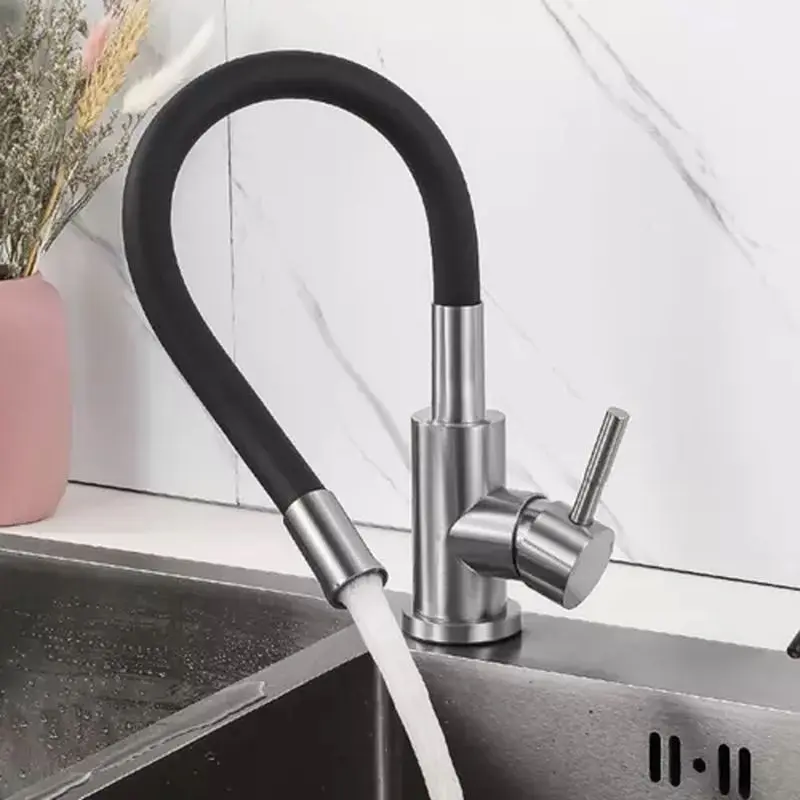 Смеситель для мойки Ruhhy 20760 (Black/Chrome)