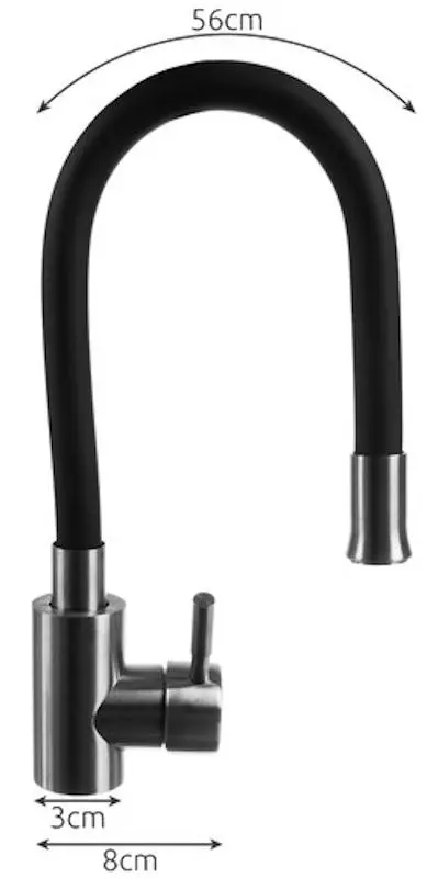 Baterie pentru chiuveta Ruhhy 22821 (Black/Silver)