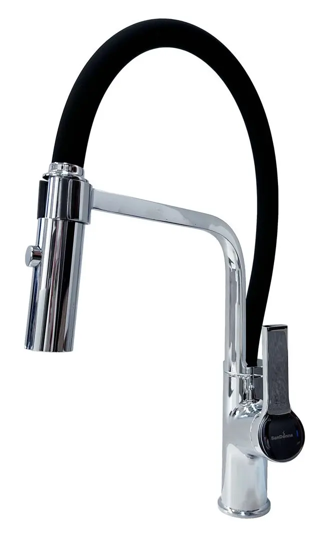 Baterie pentru chiuveta Sandonna Andra (Black/Chrome)