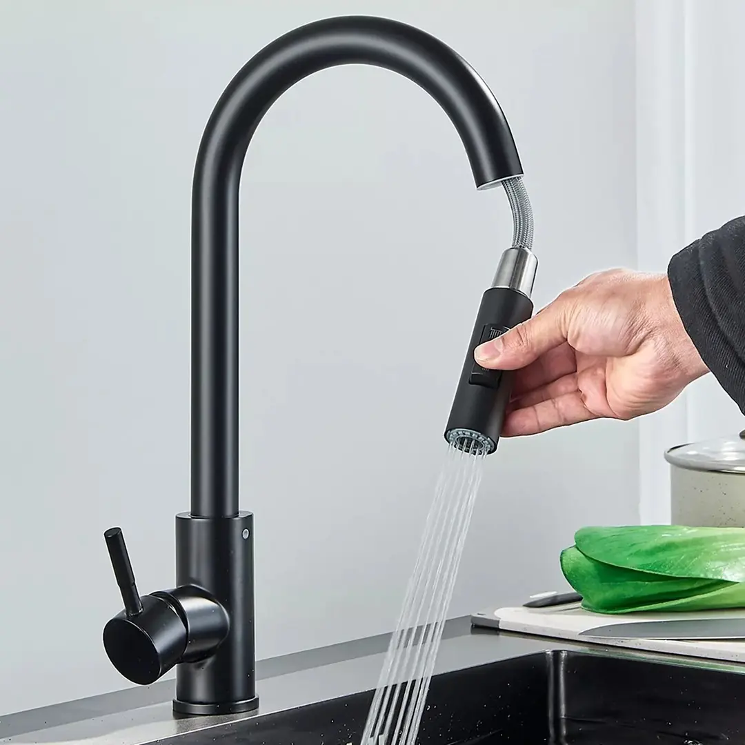 Baterie pentru chiuveta Sandonna Amelia (Black)