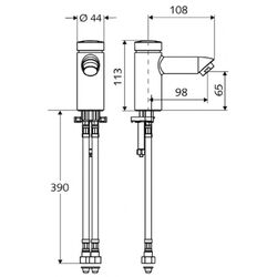Baterie pentru lavoar Schell Petit SC 021510699 (Chrome) Thumb