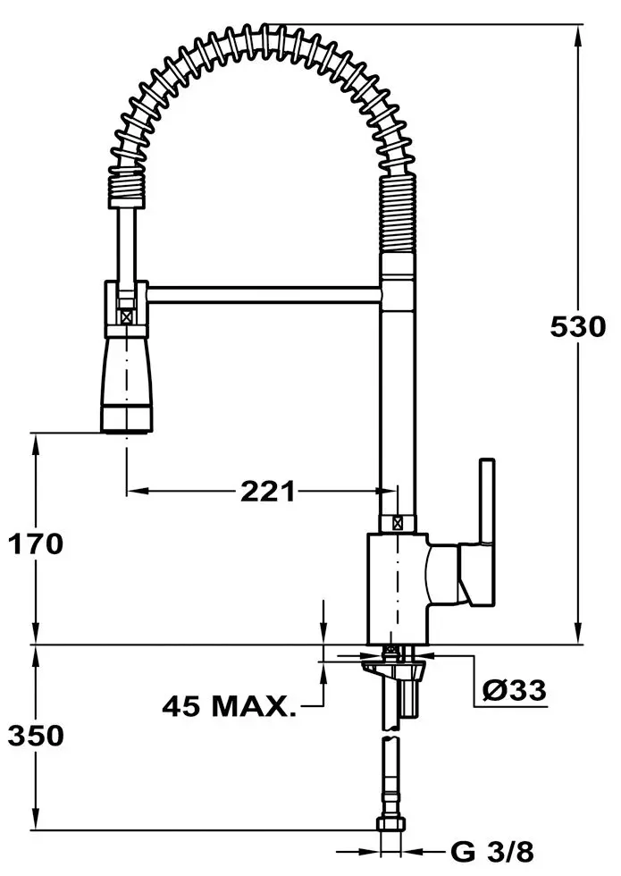 Baterie pentru chiuveta Teka ARK 939 (Chrome) - 3