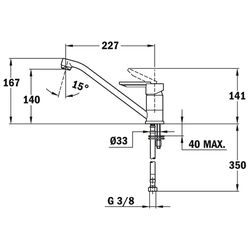 Baterie pentru chiuveta Teka Easy ML (Chrome) Thumb