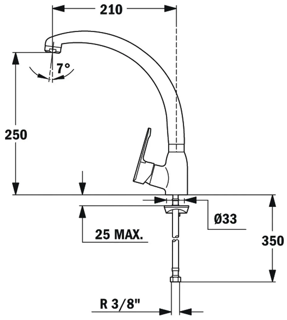 Baterie pentru chiuveta Teka Easy MN/MF2 (Chrome) - 3