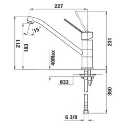 Baterie pentru chiuveta Teka Easy MTP 993 (Chrome) Thumb