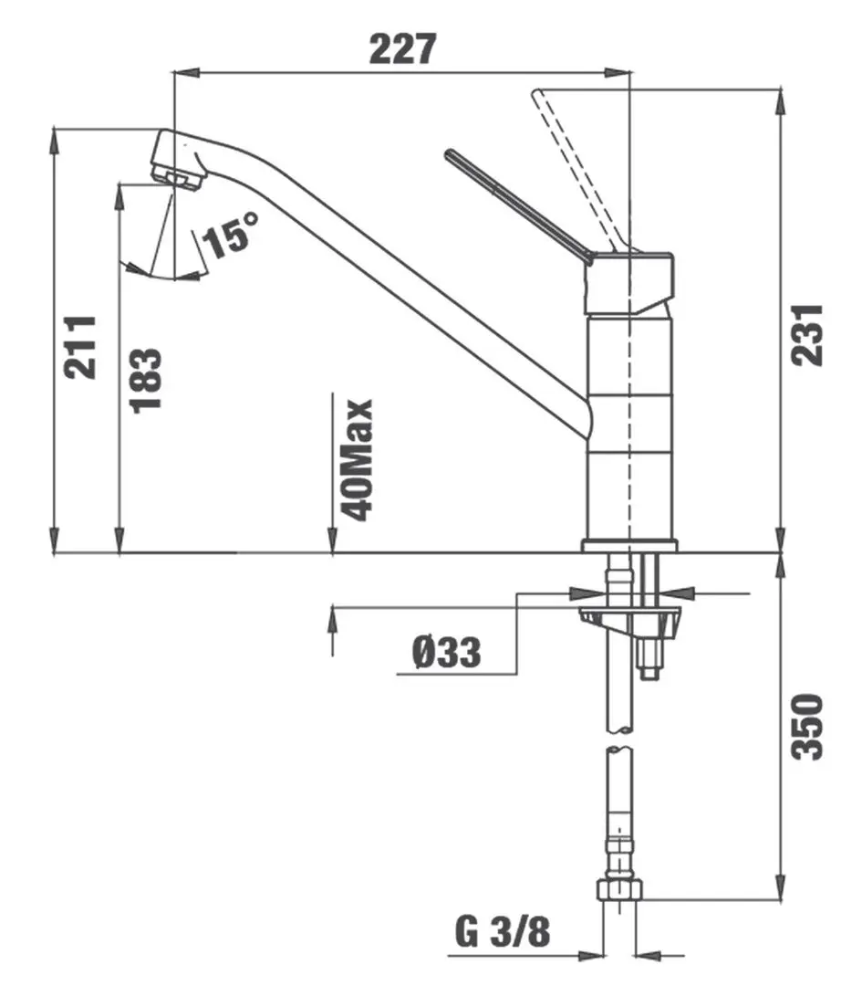 Baterie pentru chiuveta Teka Easy MTP 993 (Chrome) - 3