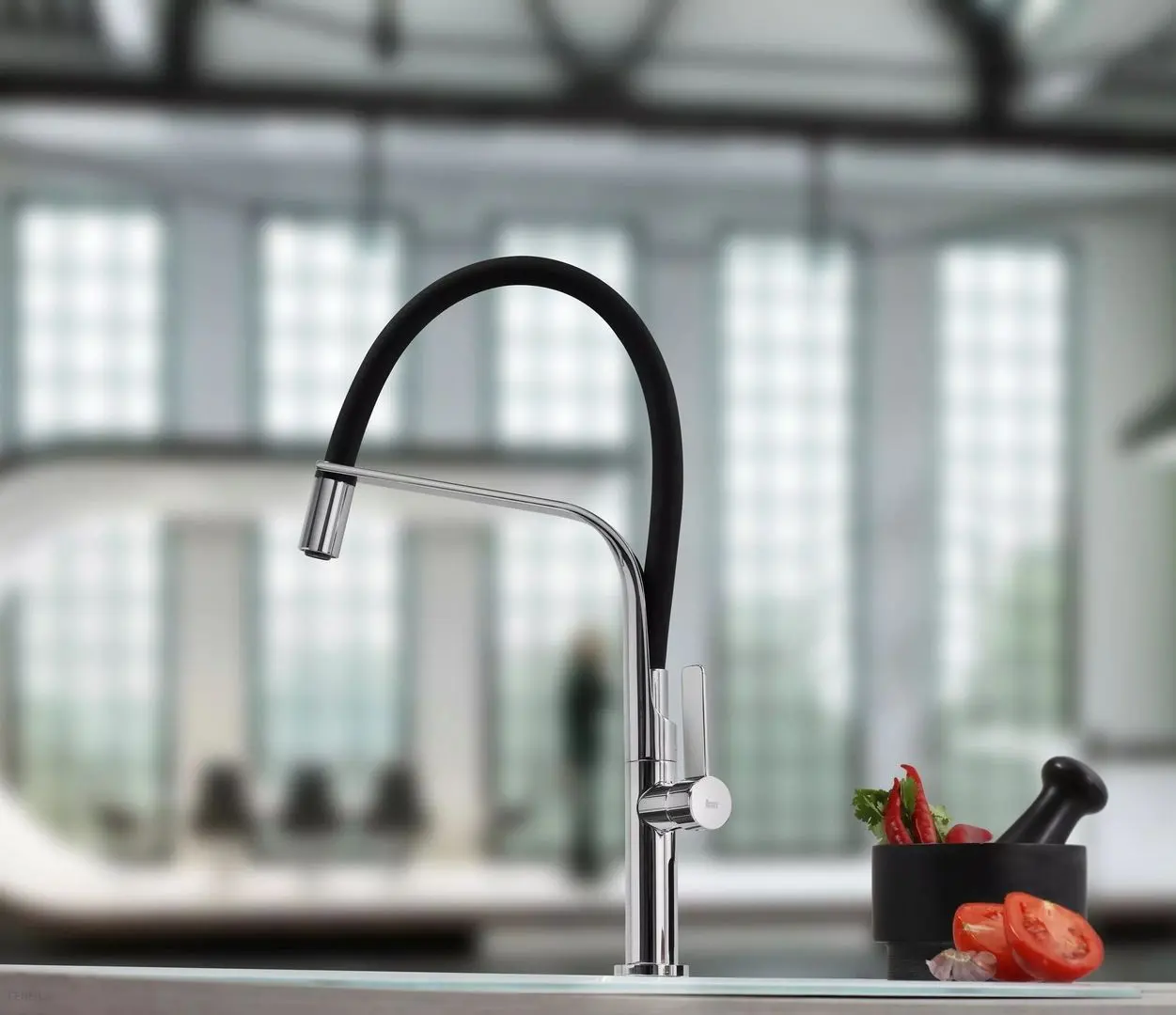 Baterie pentru chiuveta Teka FO 937 (Chrome/Black) - 2