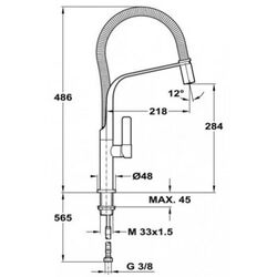 Baterie pentru chiuveta Teka FO 997 (Chrome/Black) Thumb