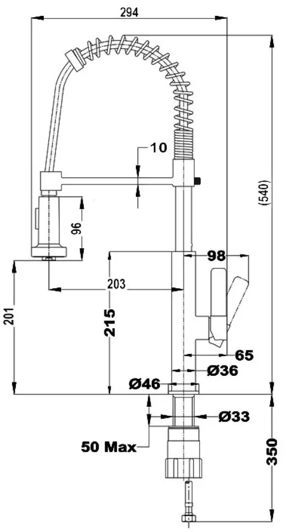 Baterie pentru chiuveta Teka FOT 939 (Chrome) - 2
