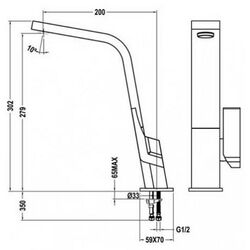 Baterie pentru chiuveta Teka Icon IC 915 (White) Thumb