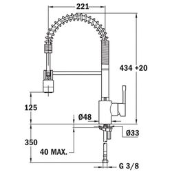 Baterie pentru chiuveta Teka Maestro ARK 937 (Chrome) Thumb