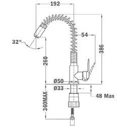 Baterie pentru chiuveta Teka IN 934 (Chrome) Thumb