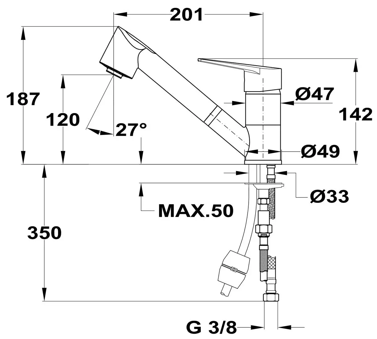 Baterie pentru chiuveta Teka Maestro MTP 978 (Chrome) - 2
